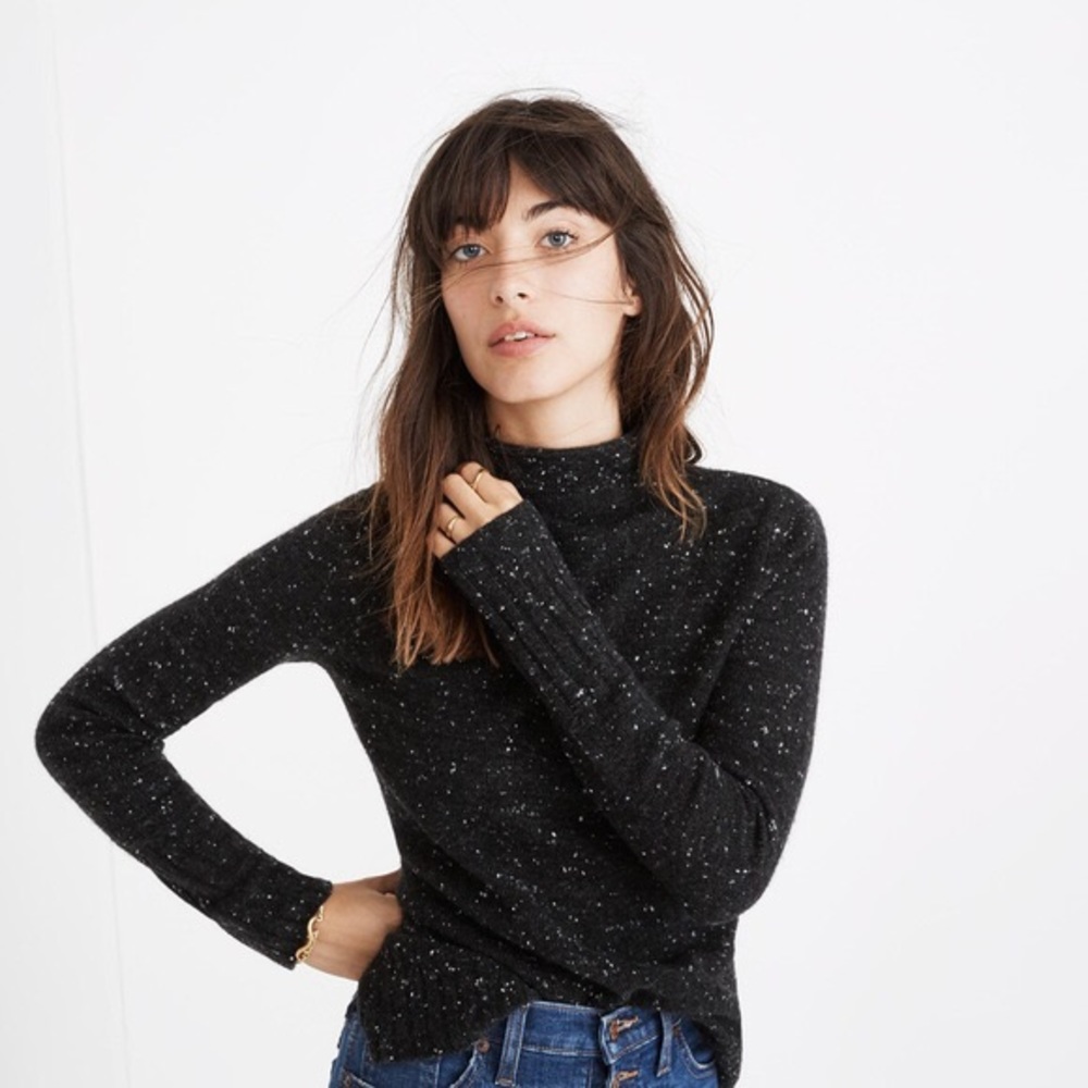 Madewell Inland Donegal Turtleneck Sweater